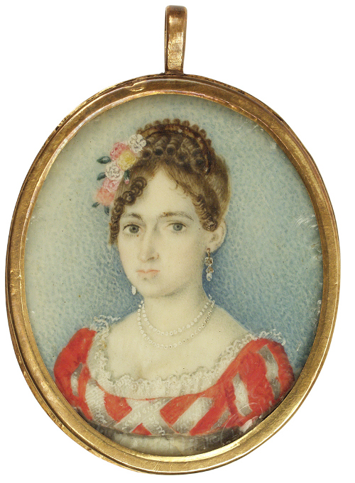 Josefa Santander de Briceño, ca. 1830. Miniatura de José María Espinosa. Colección Museo de la Independencia-Casa del Florero. Mincultura. Reg. 2995